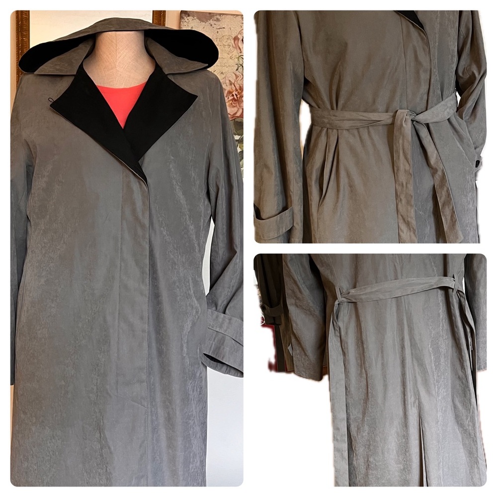 EUC - FLEET STREET women’s double breasted trench coat. Size 12.